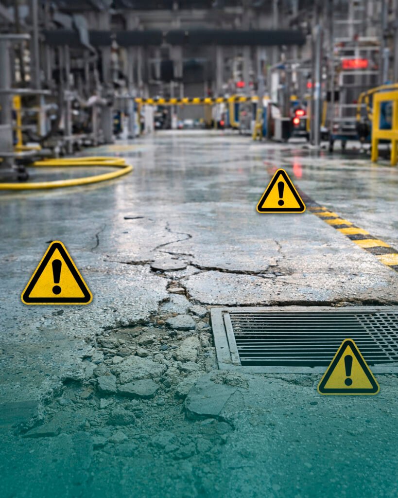 Patologias em pisos industriaisComo Identificar os Sinais Antes que o Problema Vire Interdição