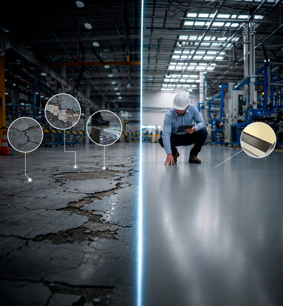 Você está tratando sintoma ou causa no seu piso industrial?