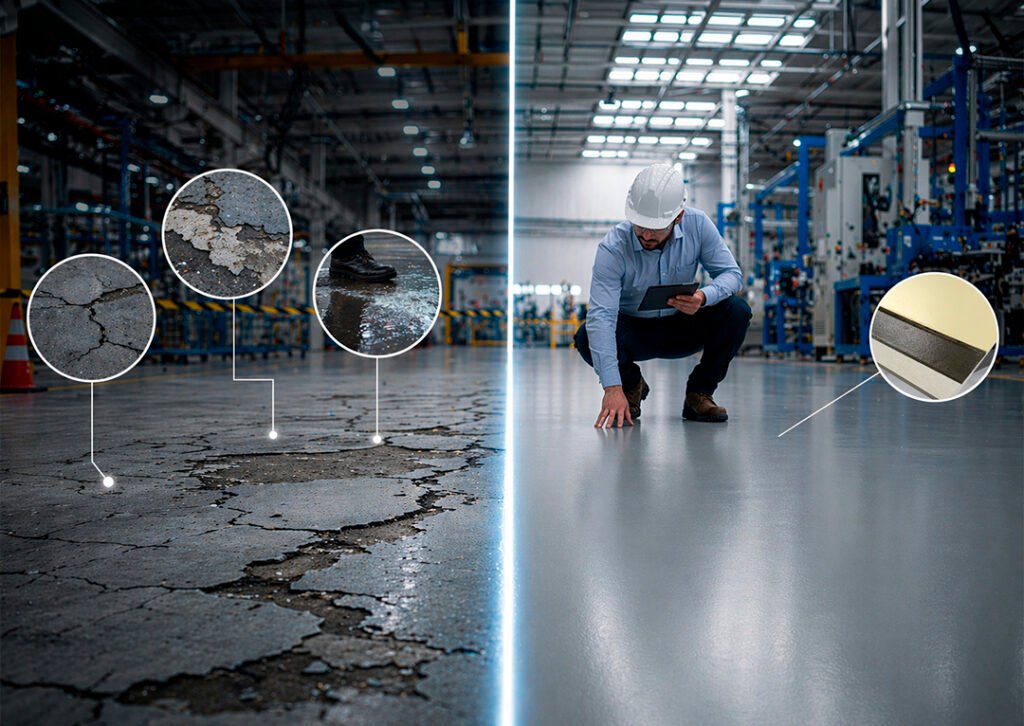 Você está tratando sintoma ou causa no seu piso industrial?